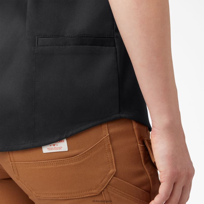 Жени Dickies traeger ultimate grilling риза черно (bk) работно облекло R2PH82156