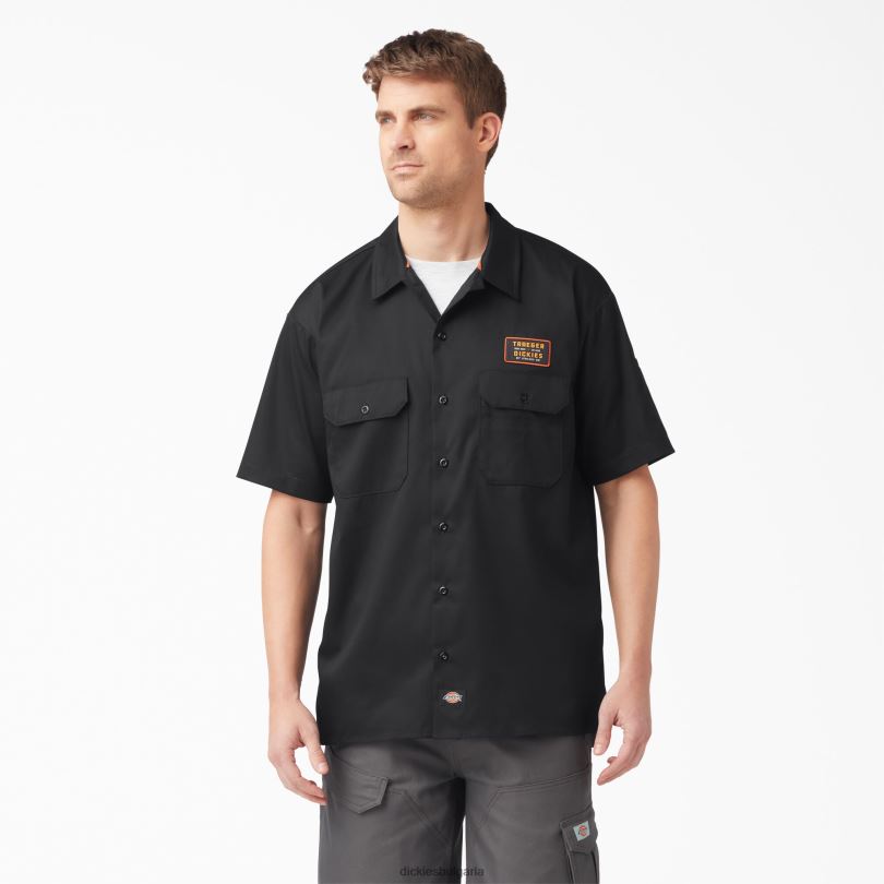 мъже Dickies traeger ultimate grilling риза черно (bk) работно облекло R2PH8792