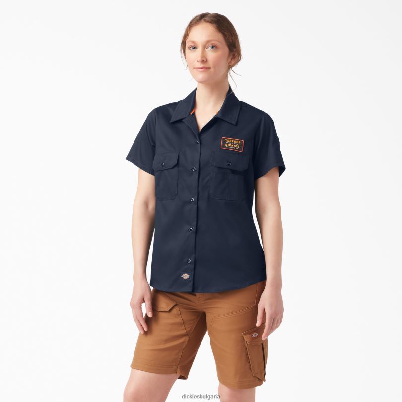 Жени Dickies traeger ultimate grilling риза тъмно синьо (dn) работно облекло R2PH82157