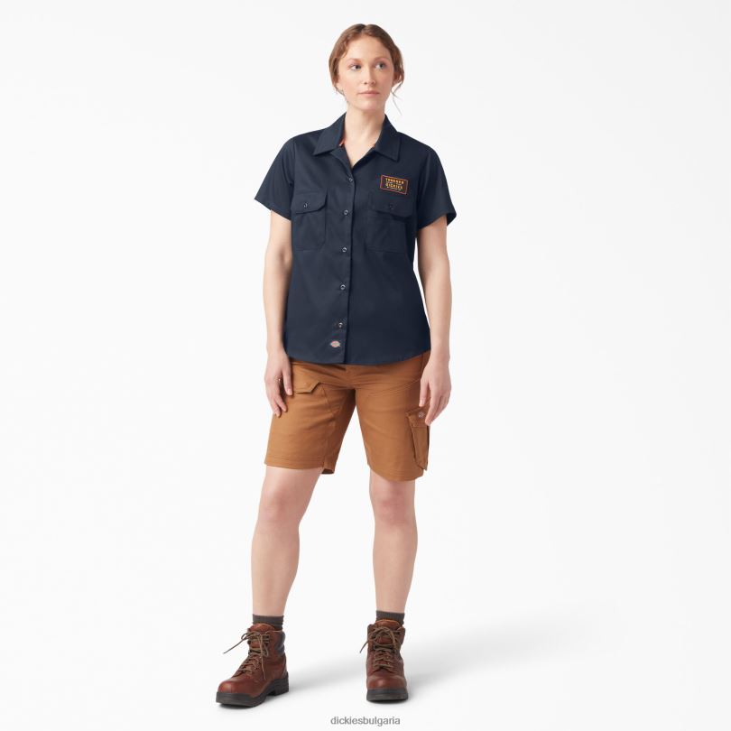 Жени Dickies traeger ultimate grilling риза тъмно синьо (dn) работно облекло R2PH82157