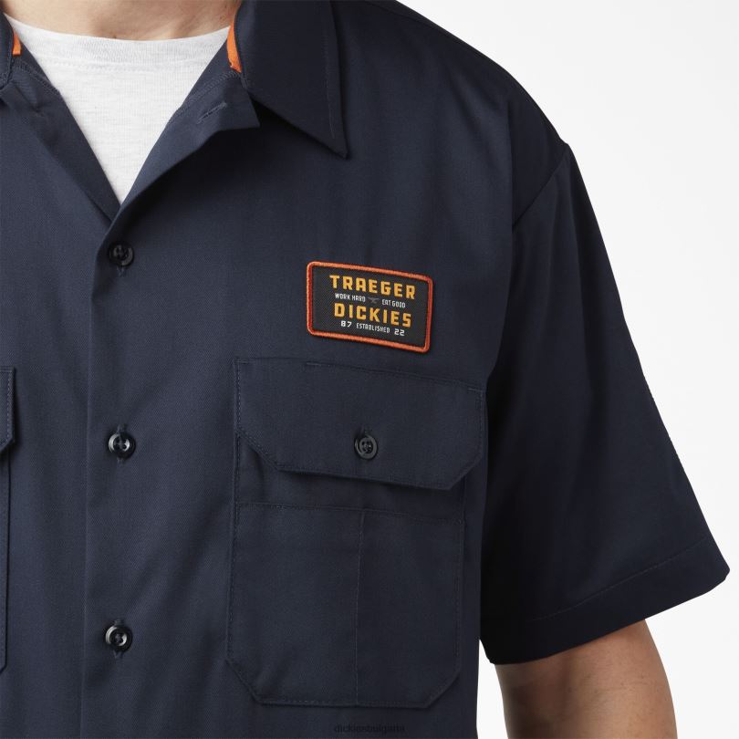 мъже Dickies traeger ultimate grilling риза тъмно синьо (dn) работно облекло R2PH8793