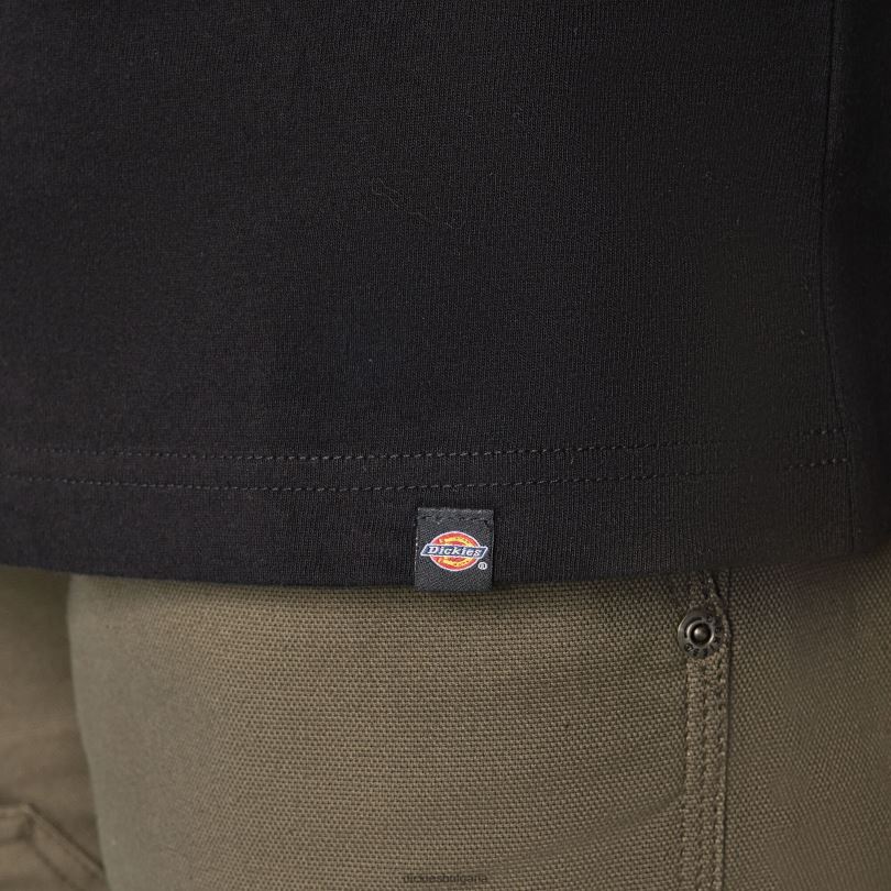 Жени Dickies графична тениска с тежко работно облекло черно (kbk) работно облекло R2PH82117